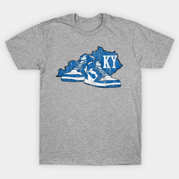 Kentucky Vintage Basketball Shoes T-Shirt by KentuckyYall